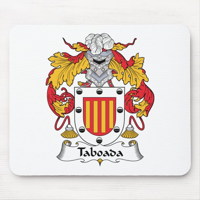 Taboada Family Crest Mouse Mat (Front)