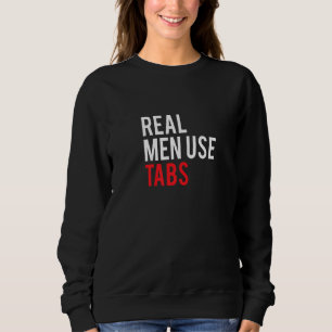Tabs Over Spaces, Funny Coder Software Full Stack Sweatshirt