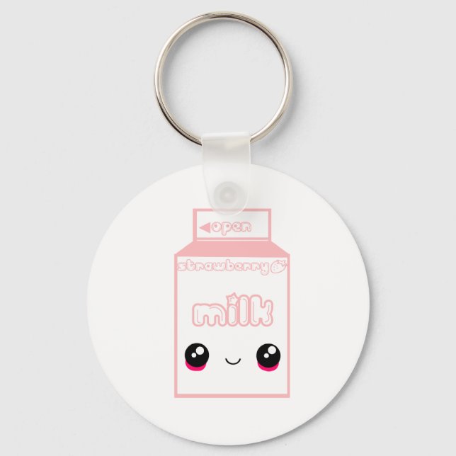 Tabu Japan Milk Line- Strawberry Key Ring (Front)