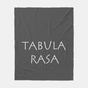 Tabula rasa fleece blanket