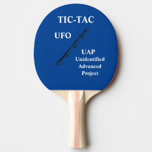 TAC-TAC UFO UAP PING PONG PADDLE