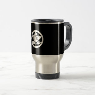 Tachibana in a circle (Rokutsuwari Drawing) Travel Mug