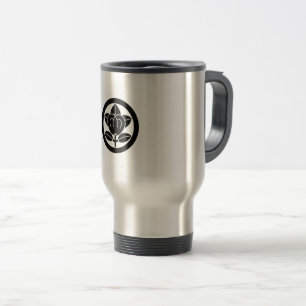 Tachibana in a circle (Rokutsuwari Drawing) Travel Mug