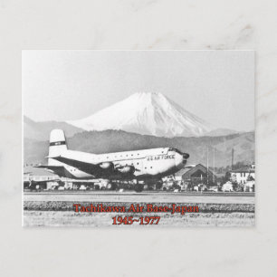 tachikawa air base japan 1945-1977 postcard