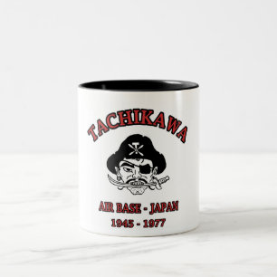 tachikawa  air base japan Two-Tone coffee mug