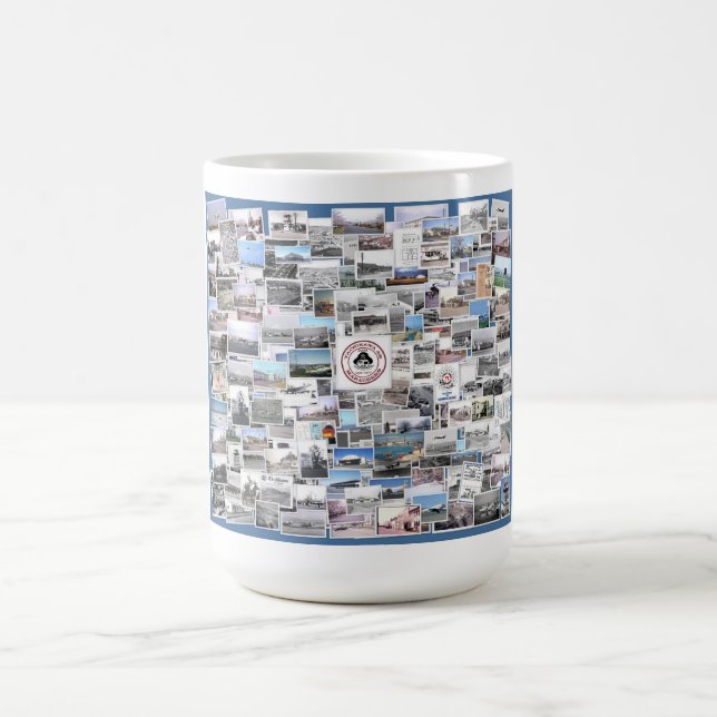 Tachikawa Air Base Photo Japan Collage 1945-1977 Coffee Mug (Center)