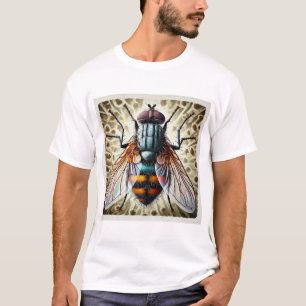 Tachinid Fly Dorsal View 260824IREF226 - Watercolo T-Shirt