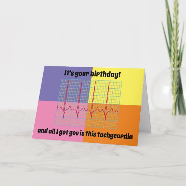 Tachy Medical Pun Card (Front)