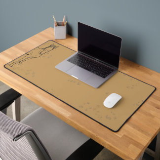 Tack-inspired horse lover equestrian gift Welcome Desk Mat