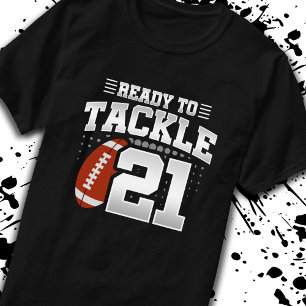 Tackle 21st Birthday 21 Years Couples Anniversary T-Shirt