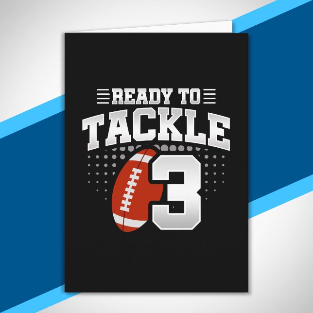 Tackle 3rd Birthday 3 Years Couples Anniversary Card (Creator Uploaded)