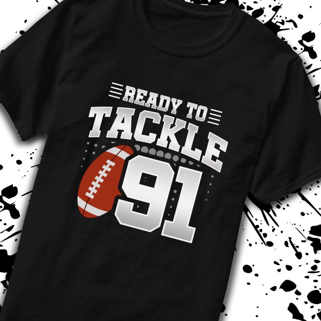 Tackle 91st Birthday 91 Years Couples Anniversary T-Shirt (Creator Uploaded)