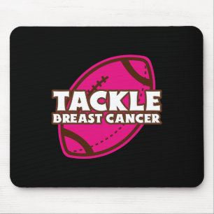 Tackle Breast Cancer American Football Cancer Awar Mouse Mat