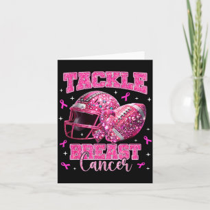 Tackle Breast Cancer Awareness American Football N Card