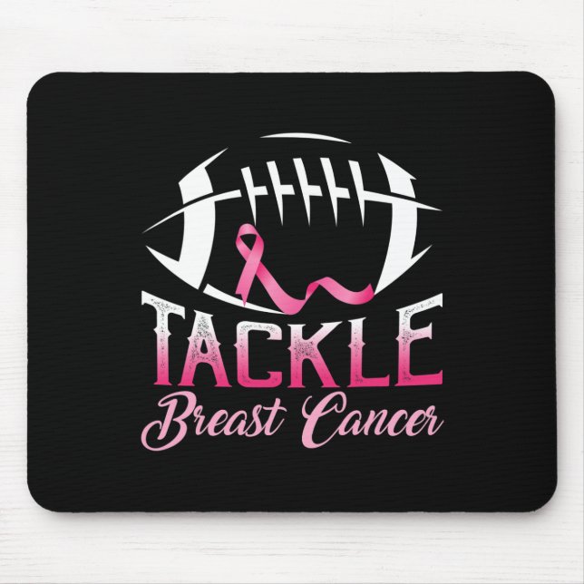 Tackle Breast Cancer Awareness American Football P Mouse Mat (Front)