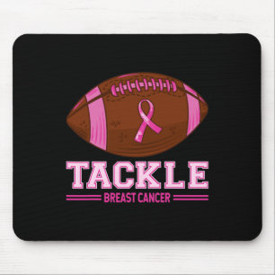 Tackle Breast Cancer Awareness American Football P Mouse Mat