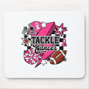 Tackle Breast Cancer Awareness American Footbyll P Mouse Mat