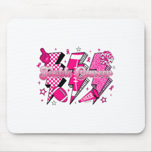 Tackle Breast Cancer Awareness American Footbyll P Mouse Mat