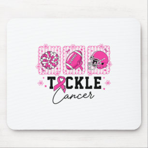 Tackle Breast Cancer Awareness American Footbyll P Mouse Mat