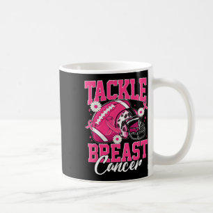 Tackle Breast Cancer Awareness American Footll Wom Coffee Mug