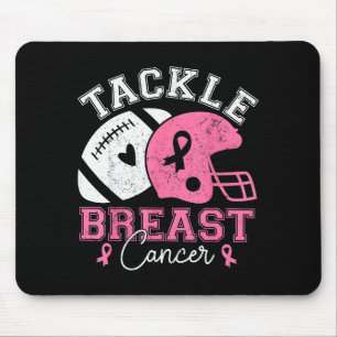Tackle Breast Cancer Awareness Pink Ribbon America Mouse Mat