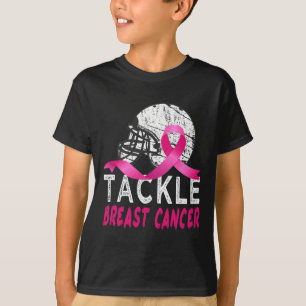 Tackle Breast Cancer Awareness Survivor Football O T-Shirt