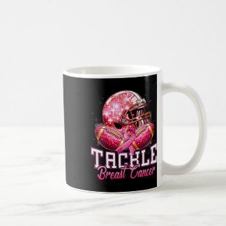 Tackle Breast Cancer Awareness Women Footll Pink R Coffee Mug