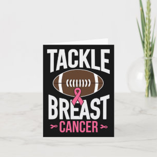 Tackle Breast Cancer Footll Awareness Support Card