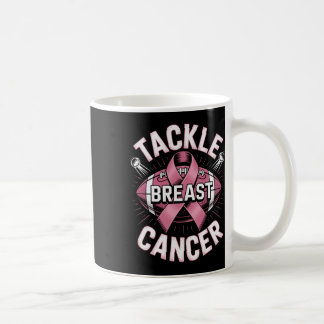 Tackle Breast Cancer Footll Awareness Supporters  Coffee Mug