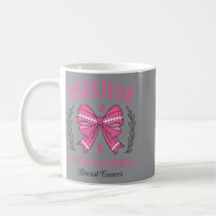 Tackle Breast Cancer Survivor 10 Years And Coffee Mug