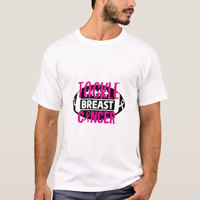 TACKLE BREAST CANCER T-Shirt (Front)