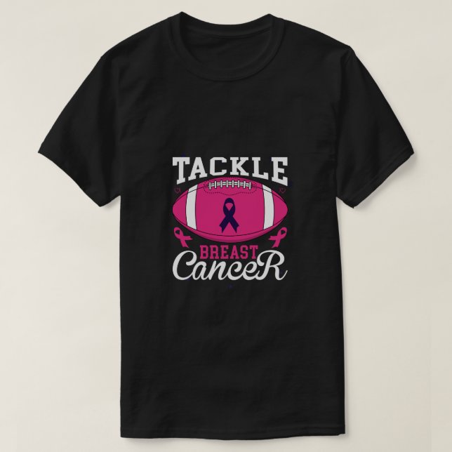 tackle breast cancer T-Shirt (Design Front)