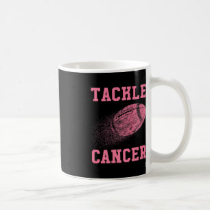 Tackle Cancer Football - Breast Cancer Awareness  Coffee Mug