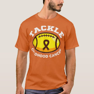 Tackle Childhood Cancer Awareness Survivor Support T-Shirt