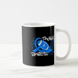 Tackle Diabetes Awareness Football  Coffee Mug