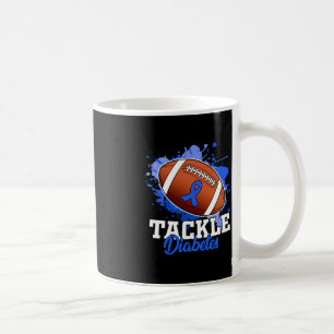 Tackle Diabetic Blue Diabetes Type 1 Awareness War Coffee Mug
