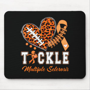 Tackle Multiple Sclerosis Orange Ribbon Awareness Mouse Mat