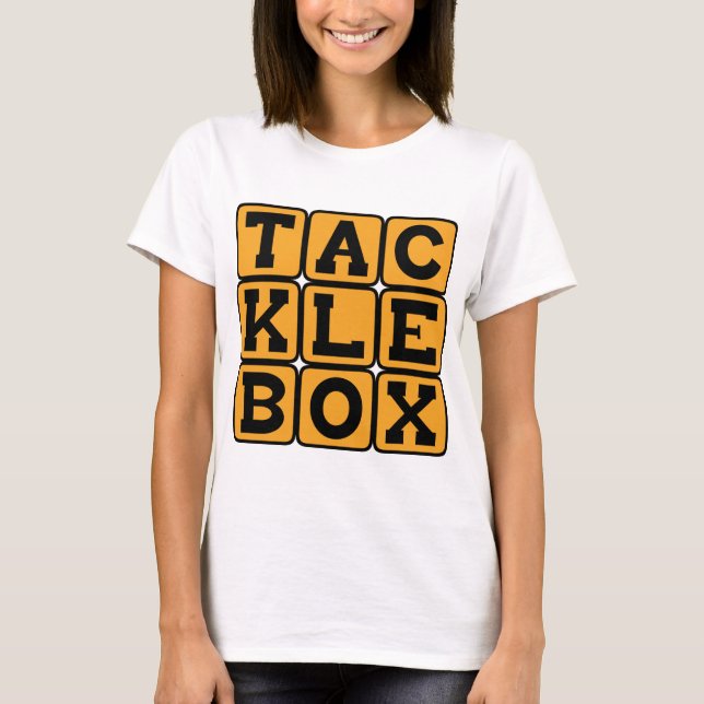 Tacklebox, Fisherman's Tool Kit T-Shirt (Front)