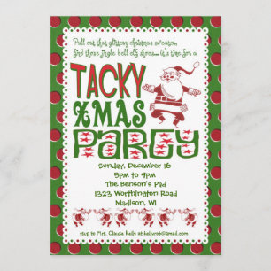 Tacky Christmas Party Invitation