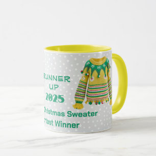 Tacky Christmas Sweater RUNNER UP Contest Winner Mug
