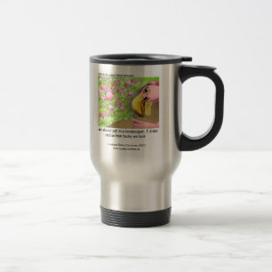 Tacky Pink Flamingo Funny Travel Mug