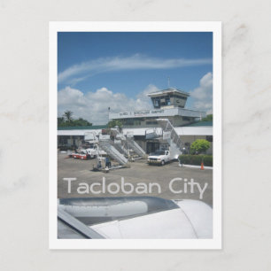 Tacloban airport postcard