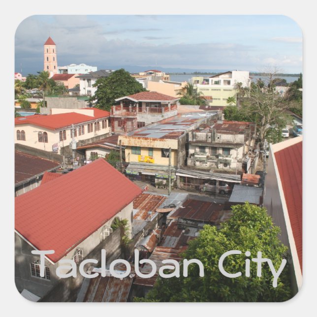 Tacloban City Square Sticker (Front)