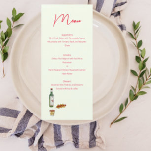 Taco and Mezcal Menu