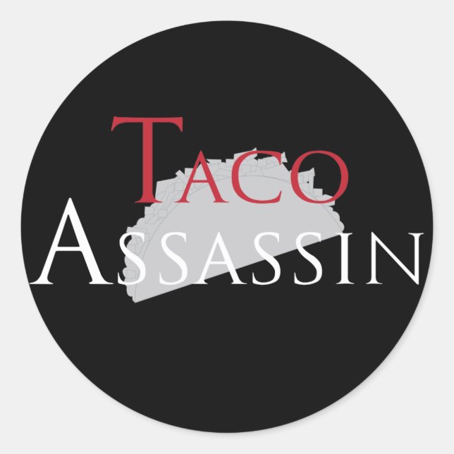 Taco Assassin Stickers (Front)