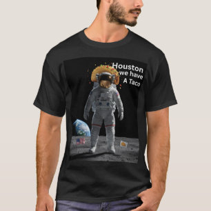 Taco Astronaut in Space Funny T-Shirt