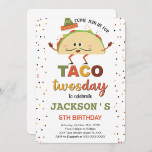 Taco Birthday Invitation