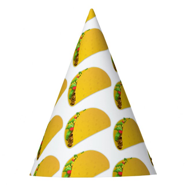 TACO BIRTHDAY PARTY HATS (Front)