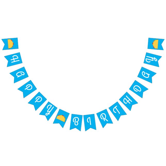 Taco Birthday Party Mexican Food Bunting (All)