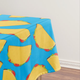 Taco Birthday Party Mexican Food Tablecloth